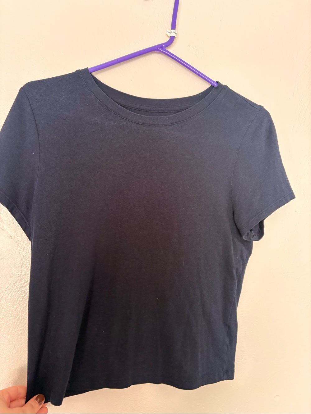 Old Navy Black Short Sleeve Crewneck Tee